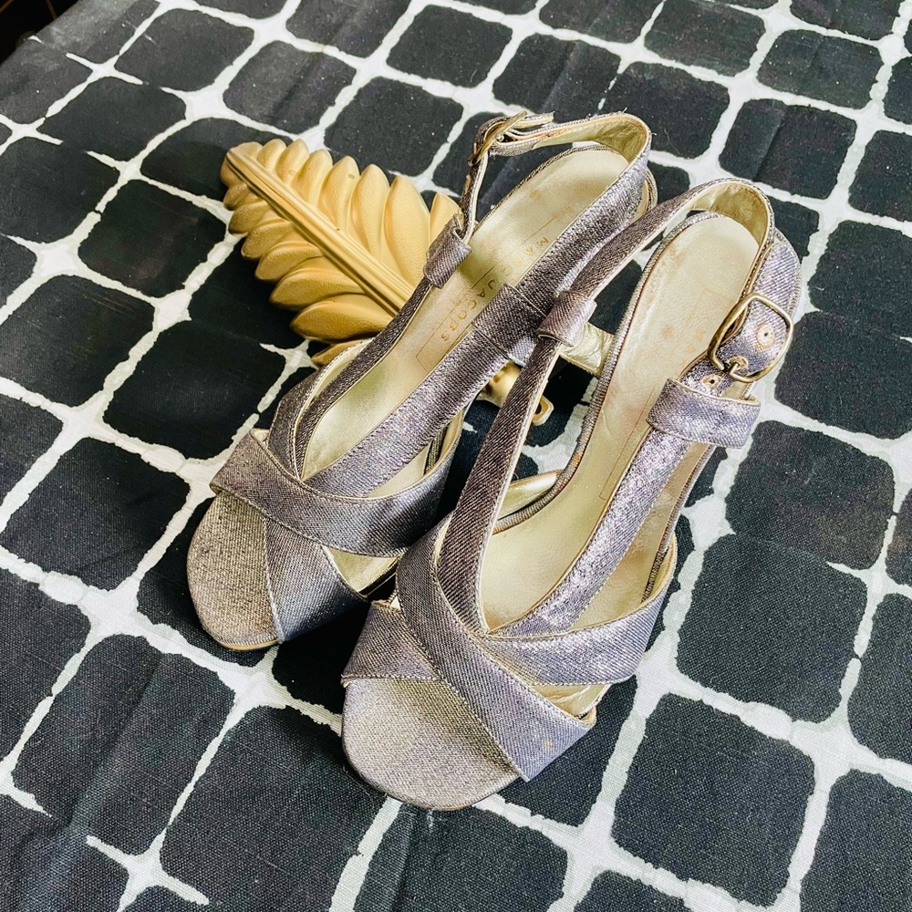 Marc Jacobs Glittering Silver Heels - Picture 5 of 13